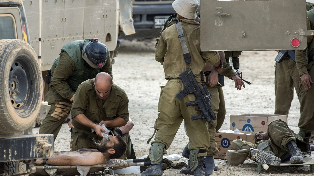 Engelli Israil Askerleri Yaralı