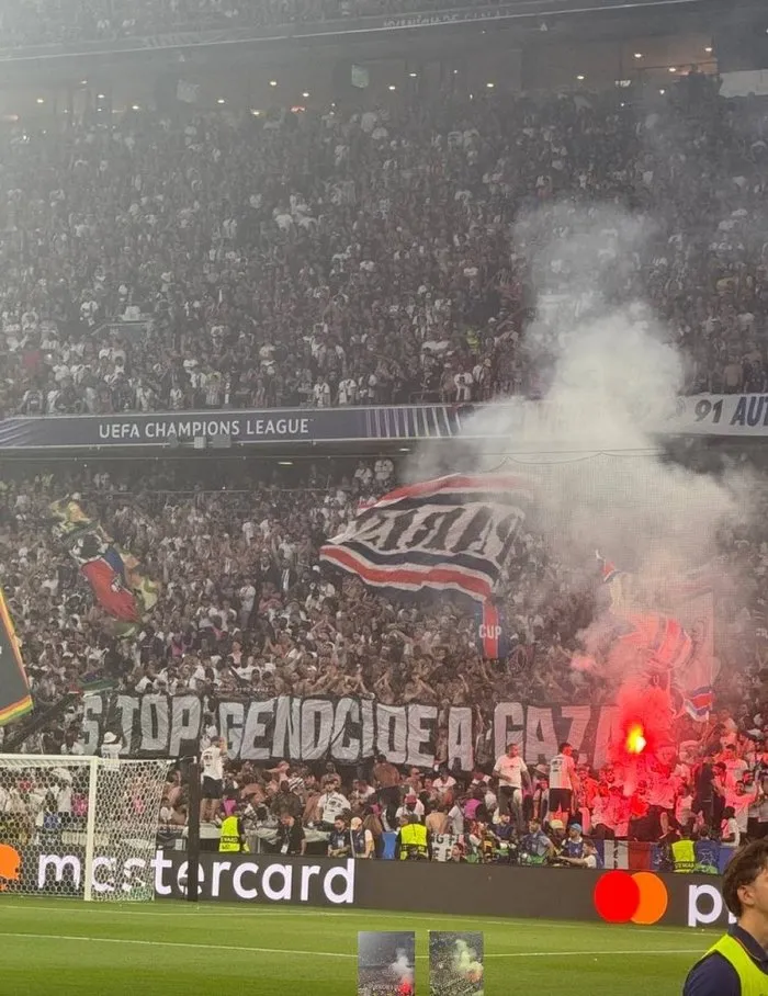 0X0 Psg Taraftarindan Final Macinda Onemli Destek Gazzede Soykirimi Durdurun Pankarti Acildi 1748729724556