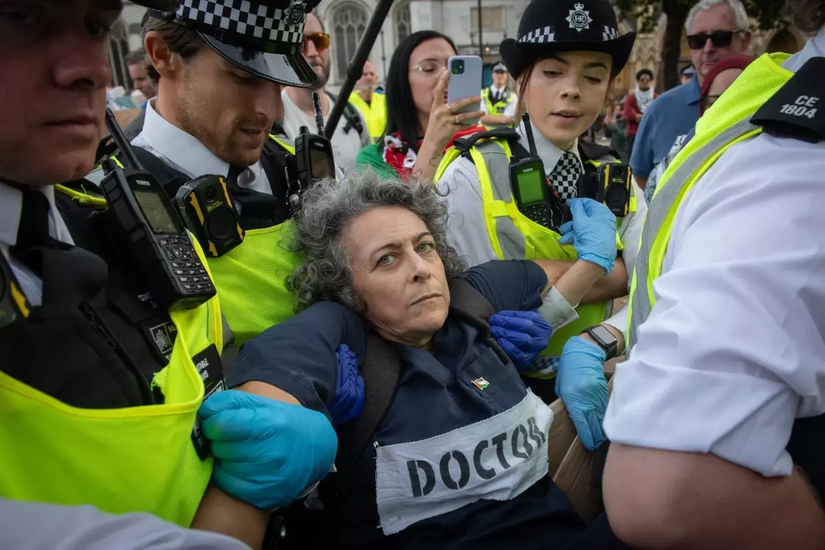 Londra Da Yasakli Palestine Action Grubuna De 19022877 Amp