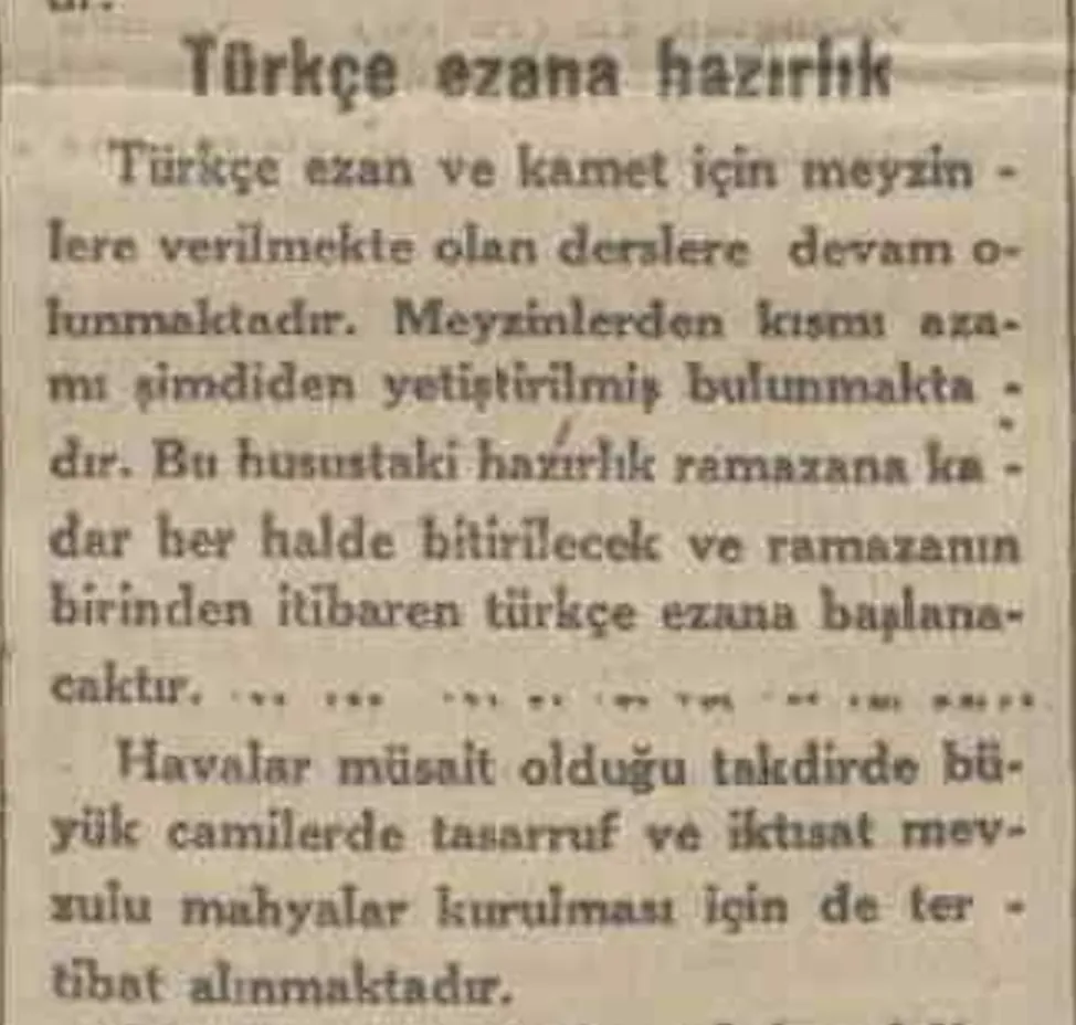 Türkçe Ezana Hazırlık 1