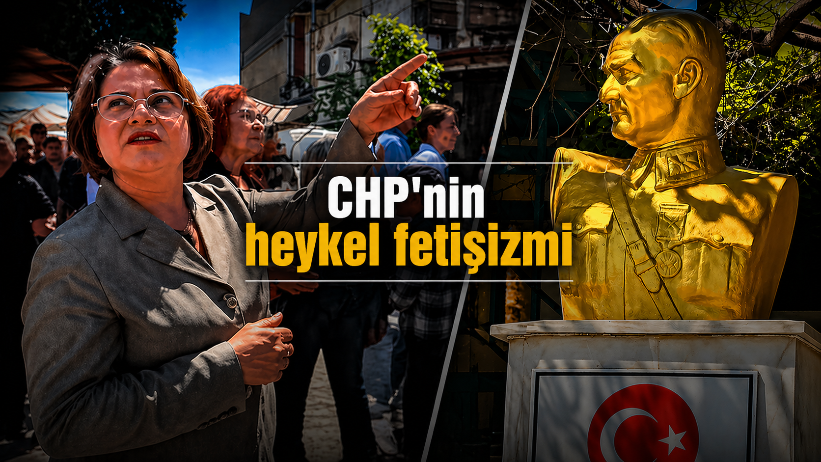 CHP'nin heykel fetişizmi
