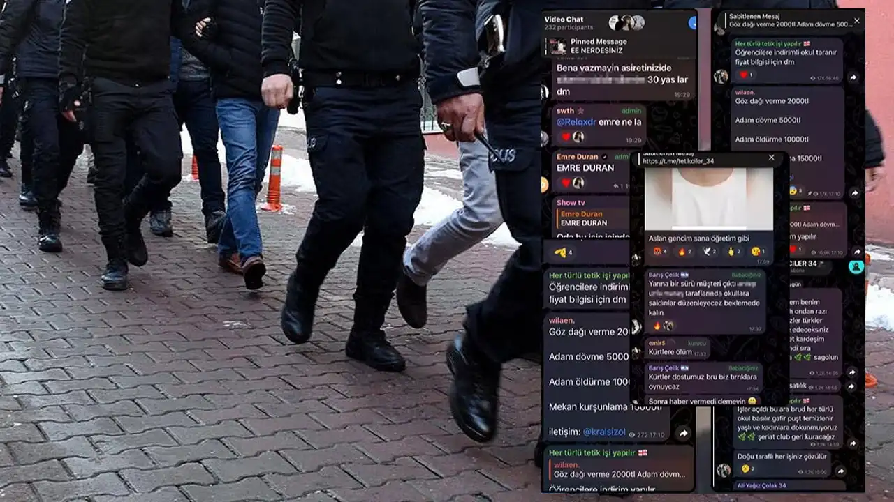 Okullara yönelik saldırıda 83 gözaltı! 93 Telegram grubu kapatıldı