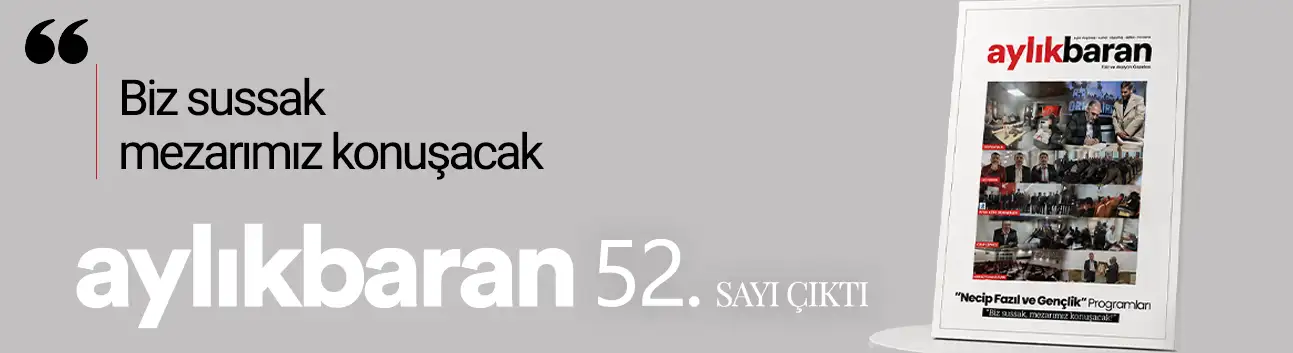 Aylık Baran Dergisi 52. sayı çıktı
