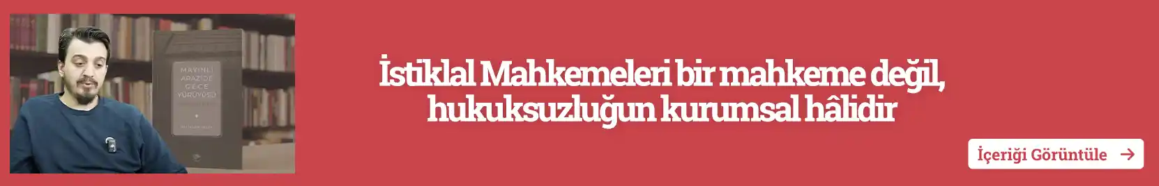 İstiklal Mahkemeleri Bir Mahkeme Değil, Hukuksuzluğun Kurumsal Hâlidirdddd