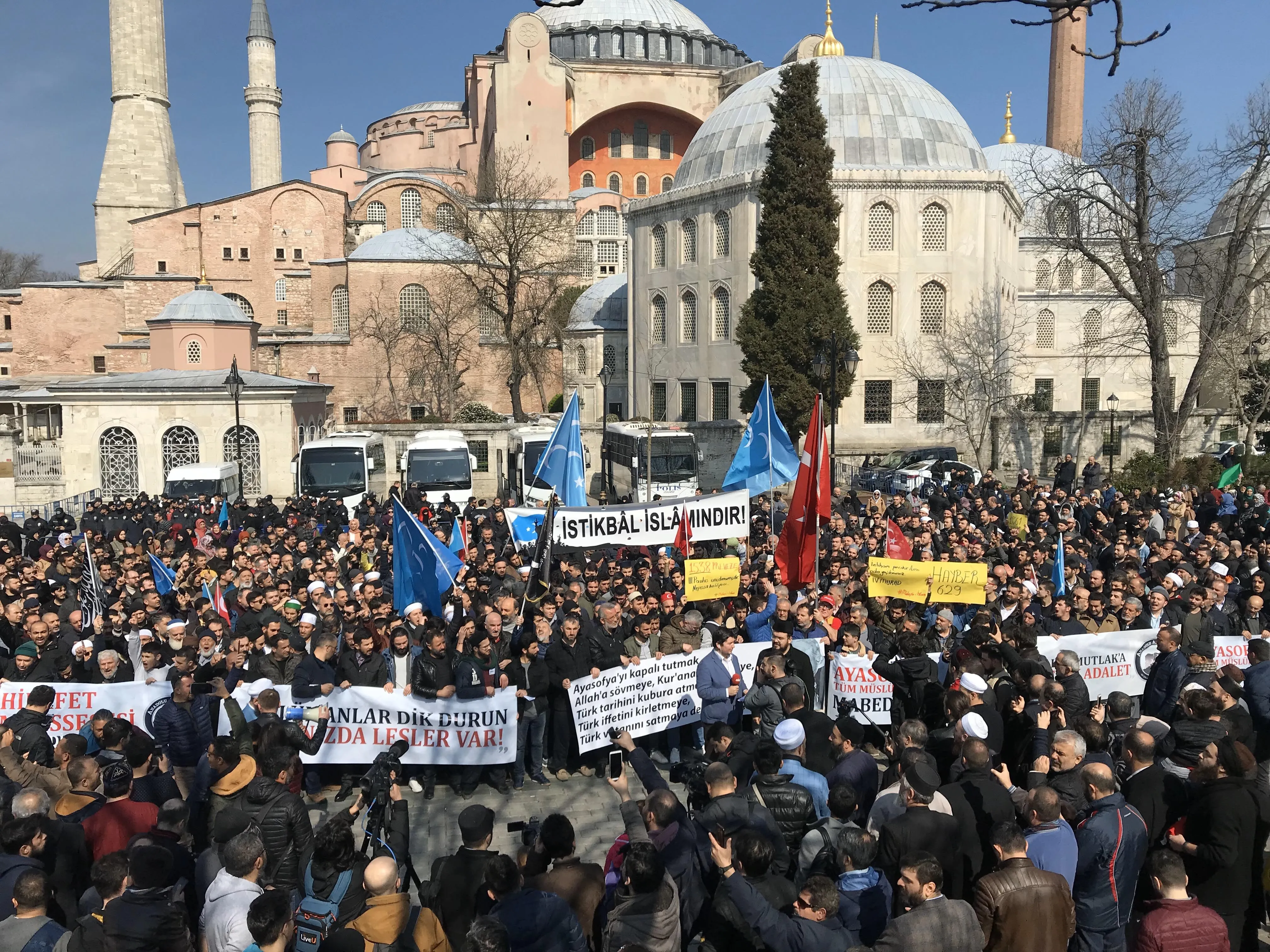 Manset Ayasofya Eylemi 16 Mart-1