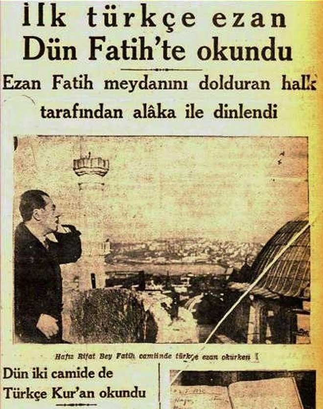 Ilk Türkçe Ezan