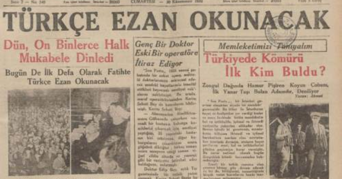 Türkçe Ezan Okunacak-2