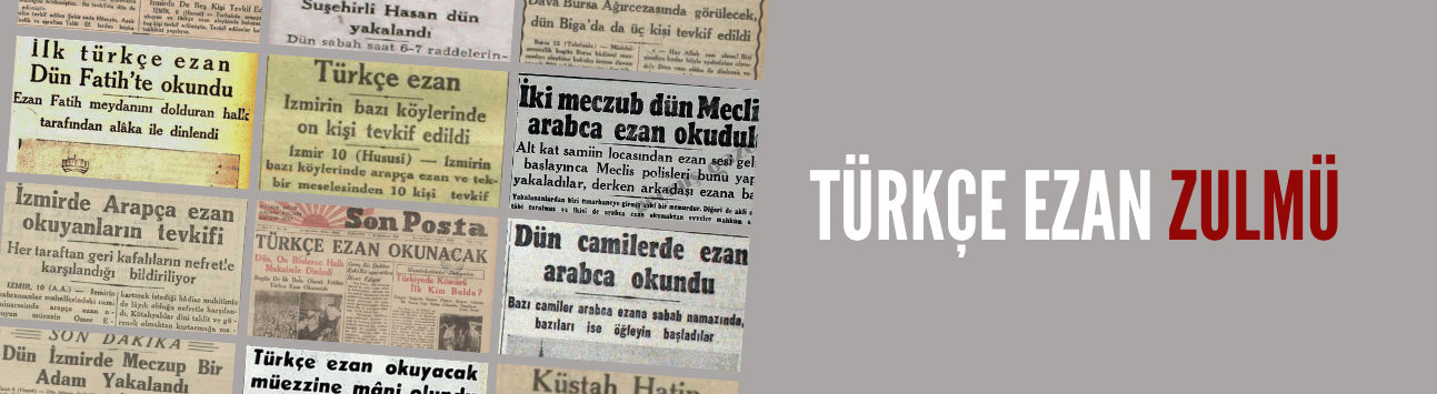 Türkçe ezan zulmü