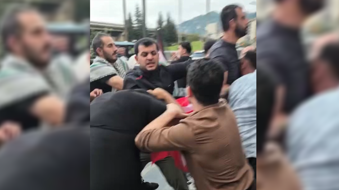 Rize'de İsrail yandaşlarından boykotçulara pusu