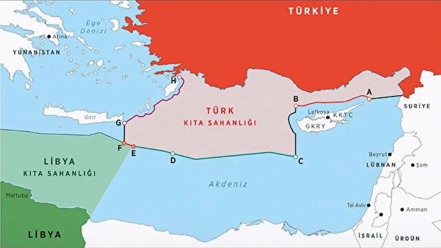 Türkiye Ile Libya Arasında 2019'Da Imzalanan Deniz Yetki Alanları-1