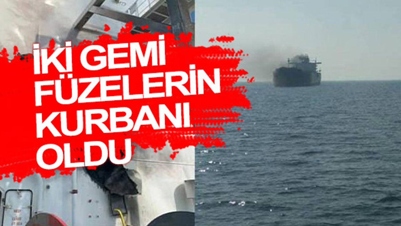 Karadeniz’de iki ticari gemi vuruldu