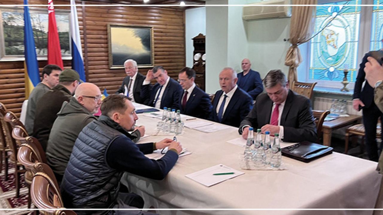 Rusya ile Ukrayna arasında ateşkes için 3. tur müzakereler yapıldı