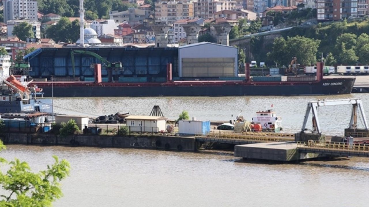 Mariupol Limanı'ndan ayrılan ilk kuru yük gemisi Zonguldak’ta