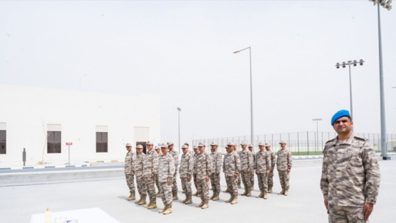 Katar-Türk Birleşik Müşterek Kuvvet Komutanlığı Karargahı'nda bayramlaşma
