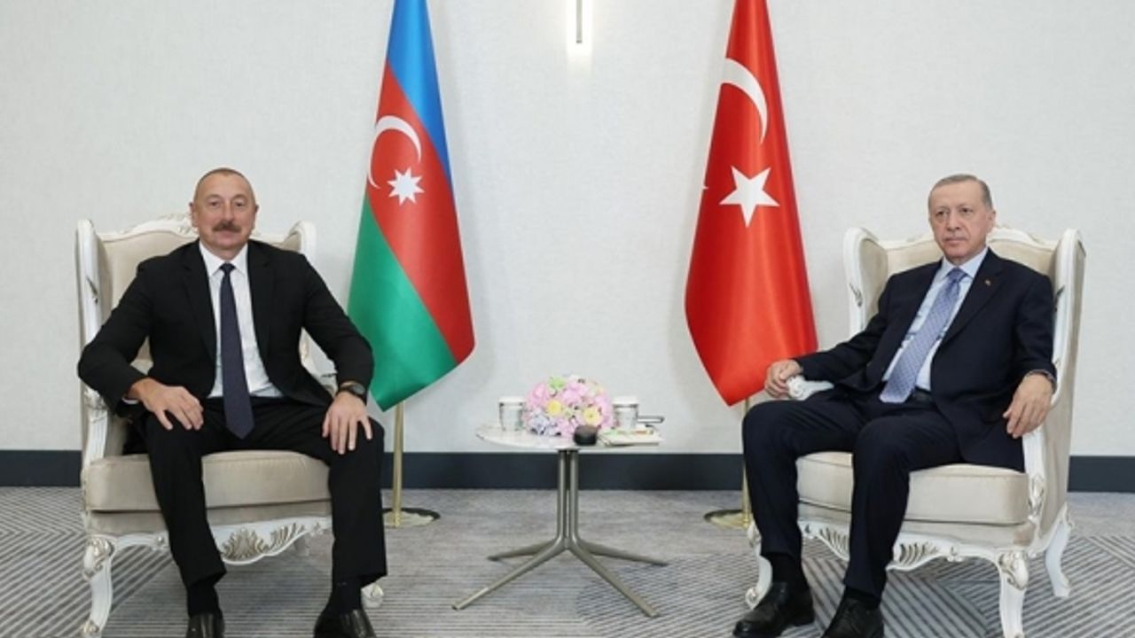 Erdoğan, Şangay Zirvesi öncesi Aliyev ile bir araya geldi