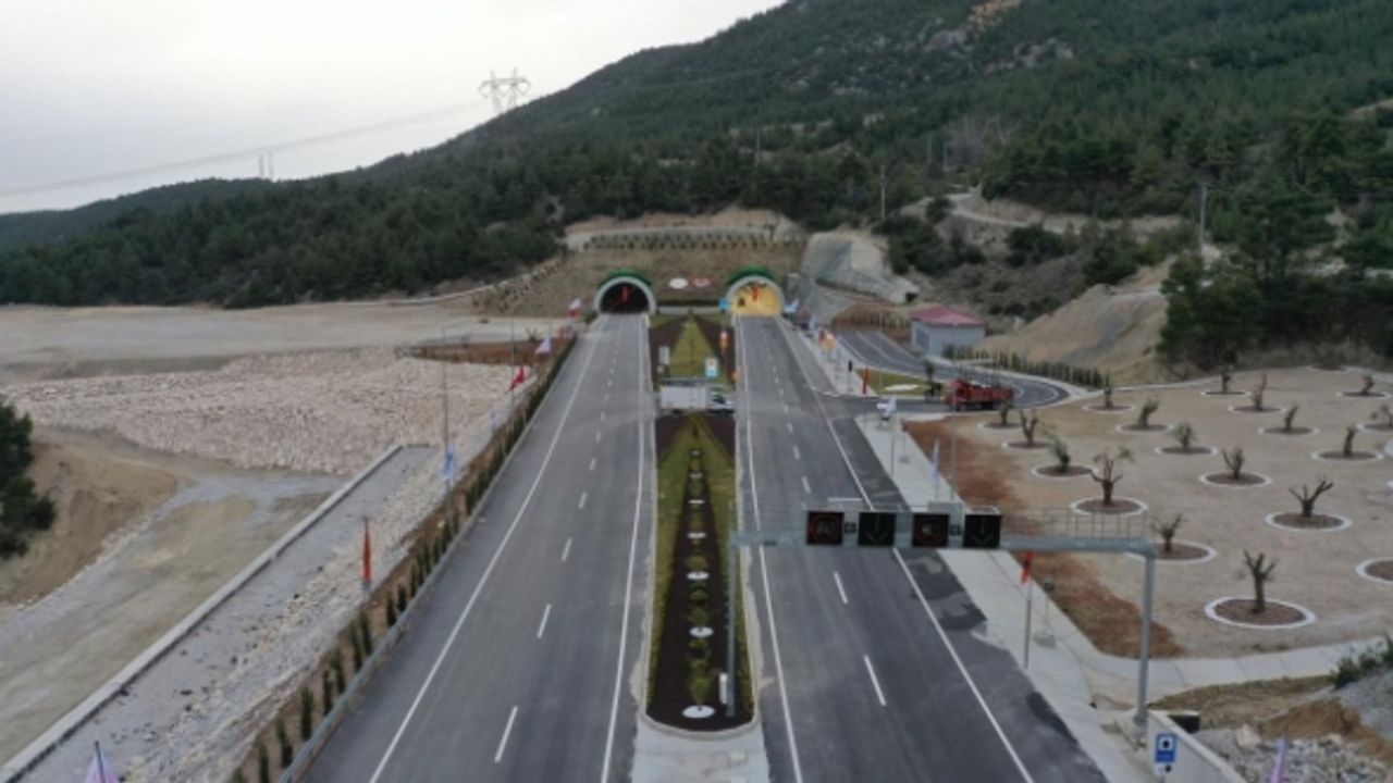 Ege ve Akdeniz’i birbirine bağlayan Honaz Tüneli bugün açılıyor
