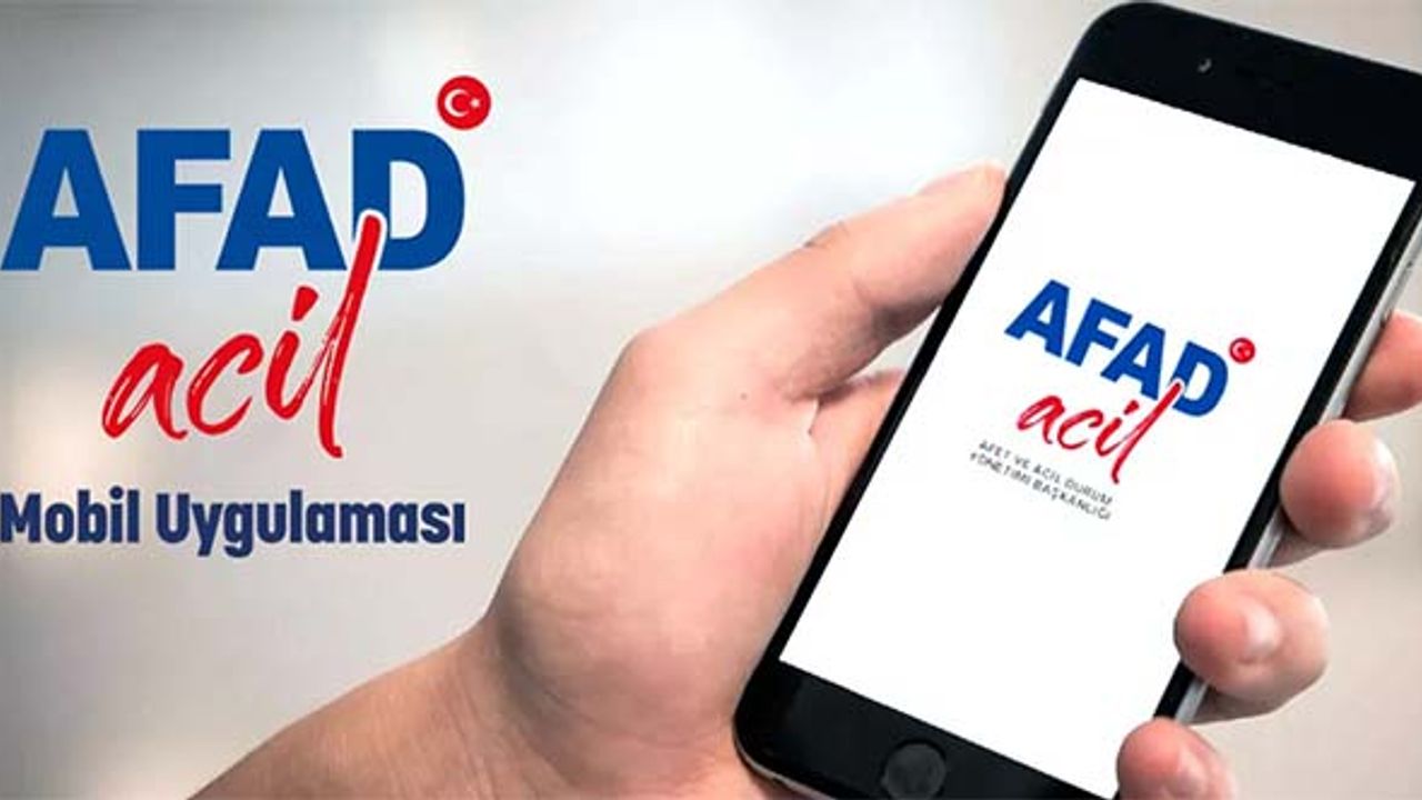 AFAD Acil Mobil Uygulaması