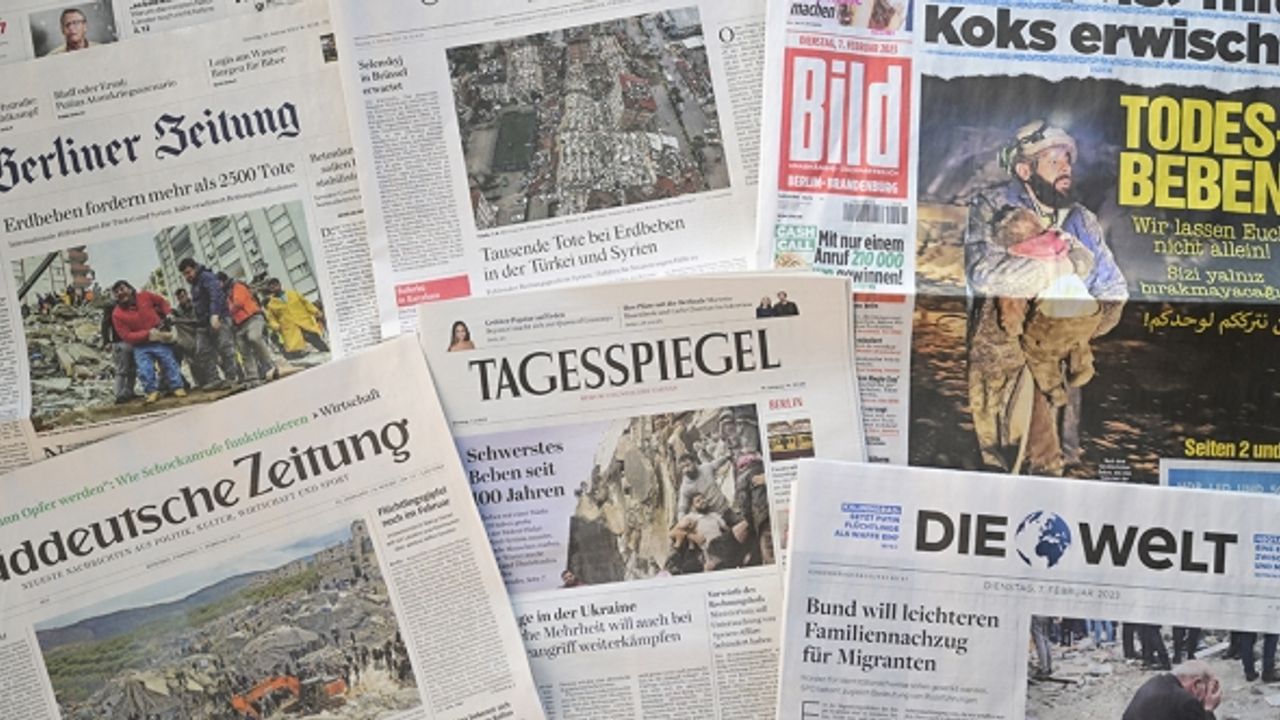 Türkiye'yi vuran deprem Avrupa basınında