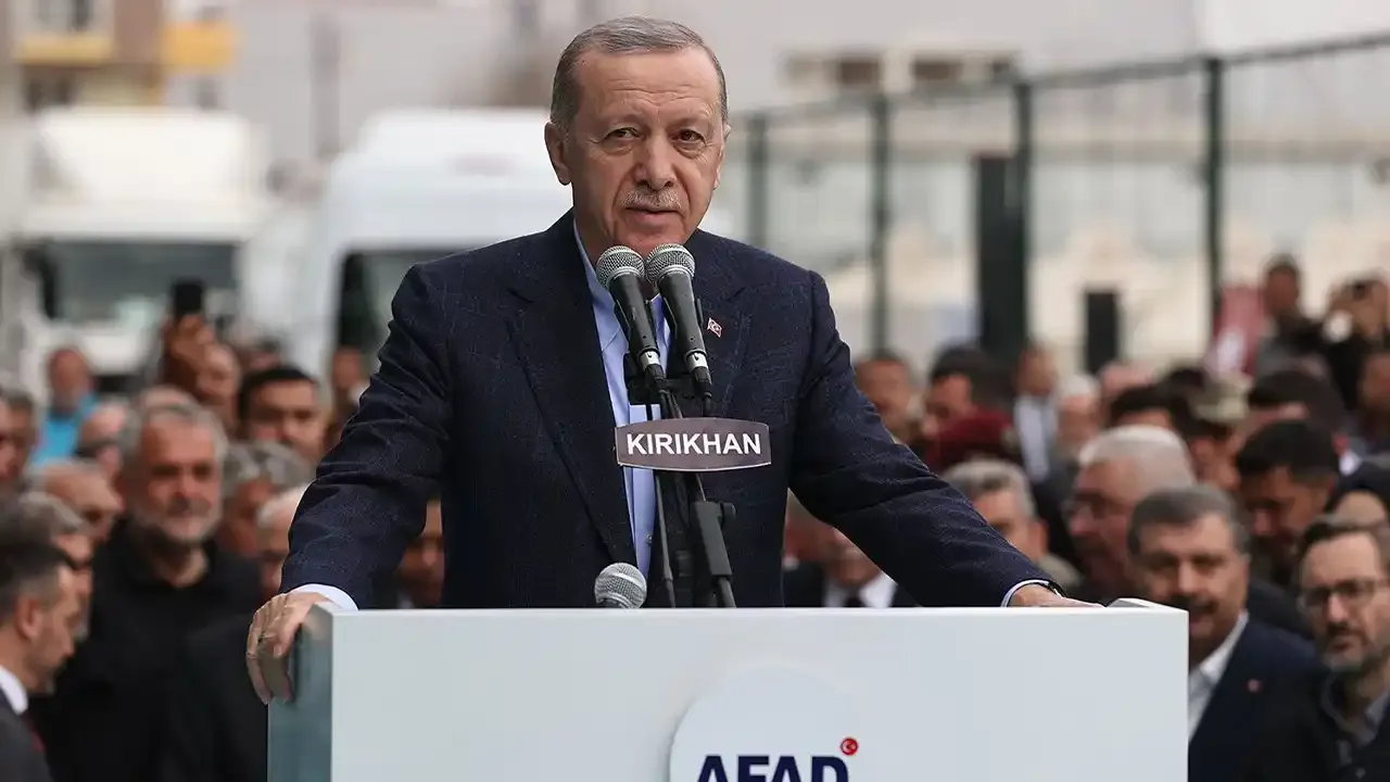 Cumhurbaşkanı Erdoğan Hatay’da konuştu