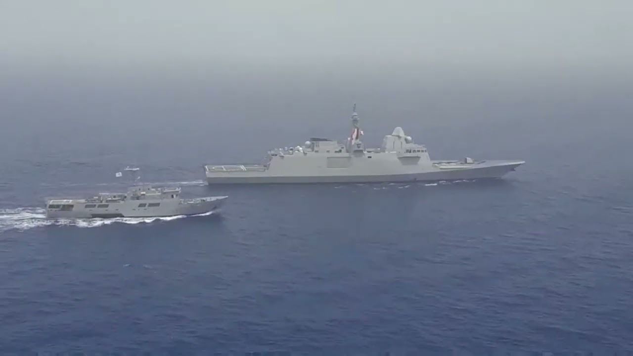 Rum yönetimi ve Fransa, savaş gemilerinin katılımıyla Akdeniz'de ortak tatbikat düzenledi