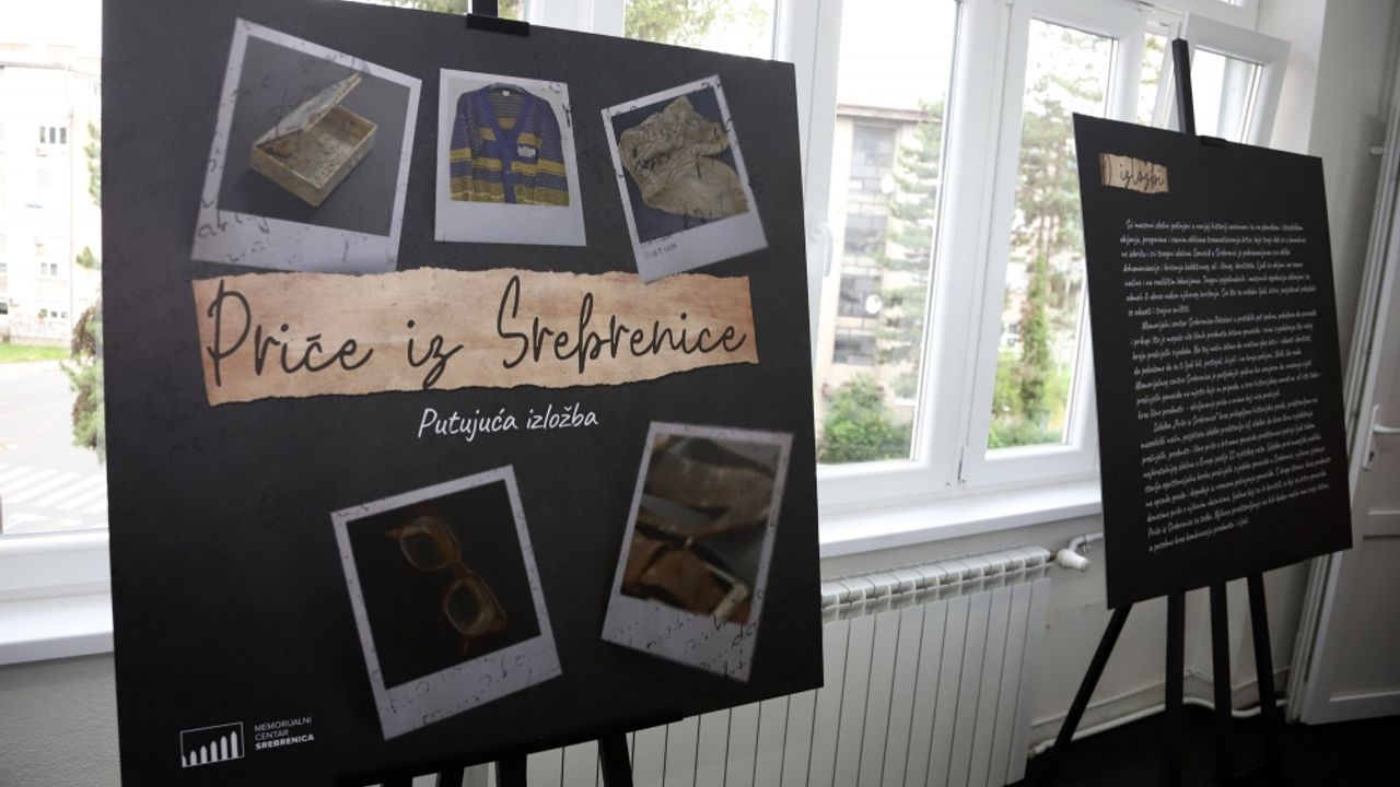 Bosna Hersek'te "Srebrenitsa'dan Hikayeler" isimli sergi açıldı