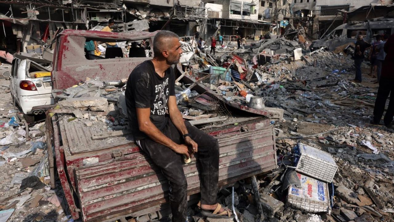 Hamas'tan çağrı: Yıkımın boyutunu görmek için Gazze Şeridi'ne geliniz