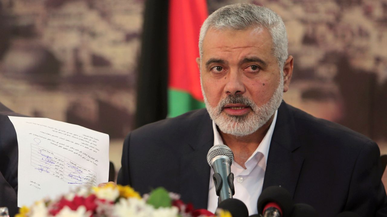 Hamas Siyasi Büro Başkanı İsmail Haniye Kahire'de