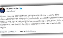 “Maalesef siyaset dünyamız kirletilmiştir!”