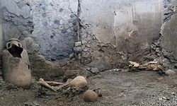 Pompei'de ölen kişilere ait yeni kalıntılar bulundu