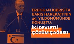 Erdoğan Kıbrıs’ta: İki devletin yan yana yaşaması için çağrımı yineliyorum