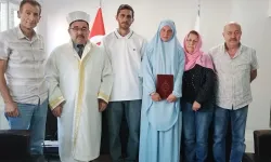 Alman vatandaşı Görlitz, Aydın'da Müslüman oldu