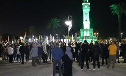 İzmir'de Siyonist İsrail'in Gazze'ye yönelik saldırıları protesto edildi