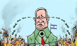 İsrail'in gerçek yüzünü karikatüristler 'çizdi': Timsah gözyaşları