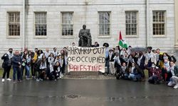 Harvard öğrencileri Filistin için ayaklandı