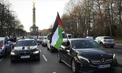 Berlin’de Filistin’e destek gösterisi yapıldı
