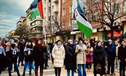 Bulgaristan’da halk Filistin için yürüdü