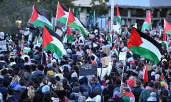 Fas'ta Gazze'ye destek için 58 kentte 115 gösteri düzenlendi