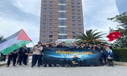 Katil İsrail'e mal taşıyan Arkas Holding protesto edildi