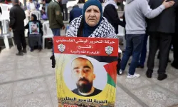 İsrail zindanlarındaki Filistinlilere destek eylemi