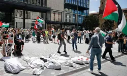 Yeni Zelanda'da Filistin'e destek gösterisi düzenlendi