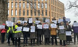 Berlin'de yaşayan İsraillilerden Filistin'e destek gösterisi
