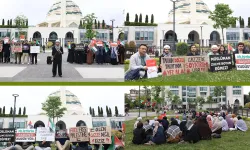 Marmara Üniversitesi’nde Gazze'ye destek için oturma eylemi