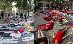 İspanya ve Hırvatistan'da terörist İsrail protesto edildi