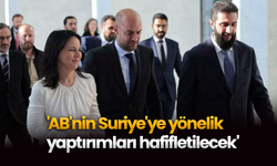 'AB'nin Suriye'ye yönelik yaptırımları hafifletilecek'