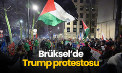 Brüksel'de Trump protestosu