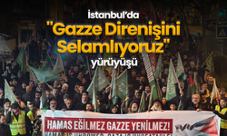 İstanbul'da "Gazze Direnişini Selamlıyoruz" yürüyüşü