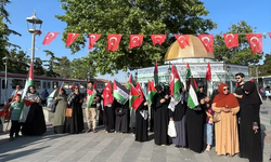 Konya'da "Küresel Gazze Yürüyüşü"ne destek gösterisi