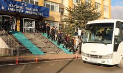 Kayseri merkezli FETÖ operasyonunda yakalanan 70 zanlıdan 54'üne tutuklama