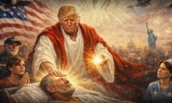 Trump önce Papa'ya sataştı sonra kendisini "İsa" gibi gösterdi