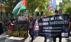 Avustralya'da 'Filistinli Esirler Günü' sebebiyle protesto düzenlendi